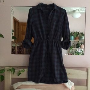 The Limited gingham shirt dress